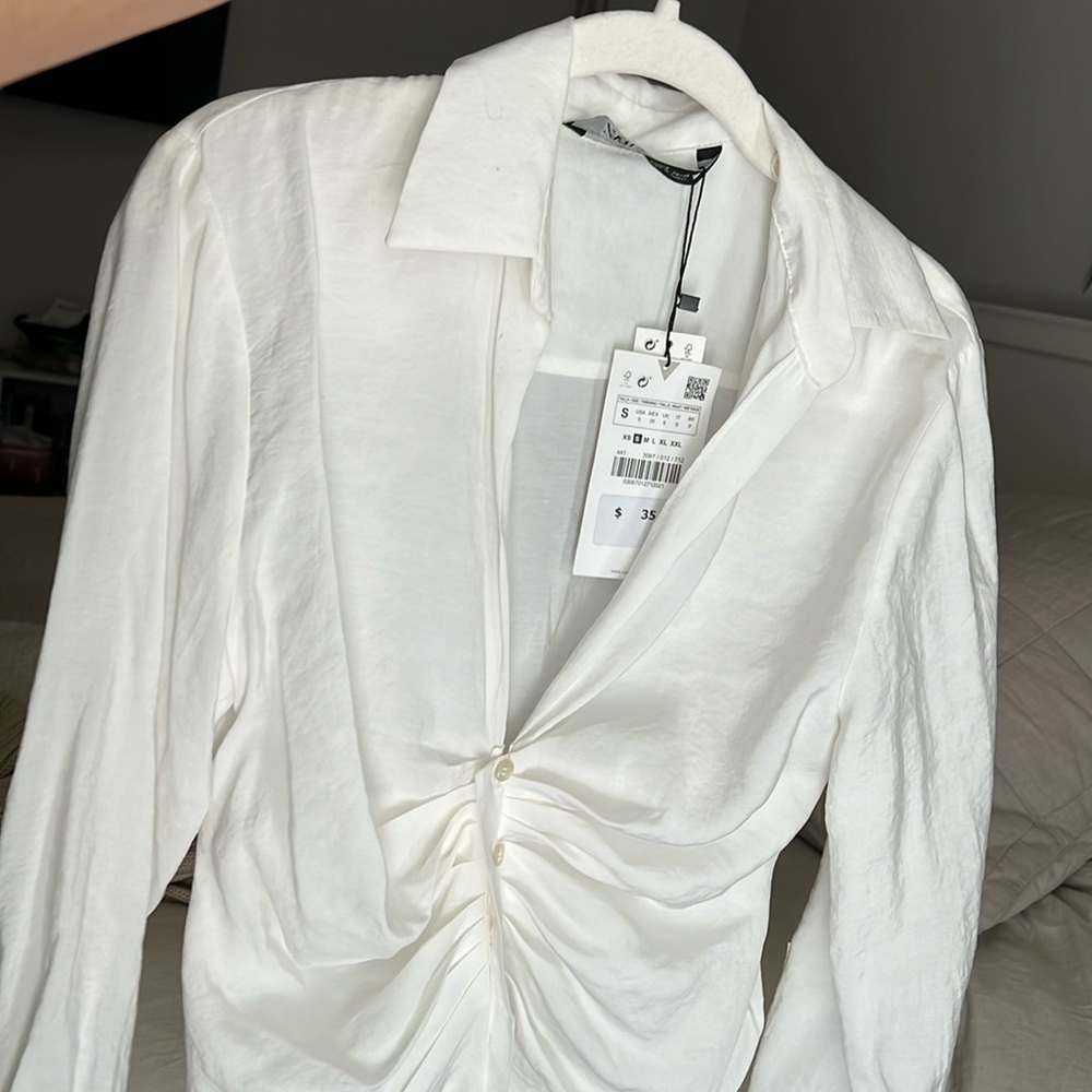 Zara White Button Down